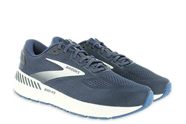 Men’s Brooks Beast GTS 24 Blue Athletic Running Shoes