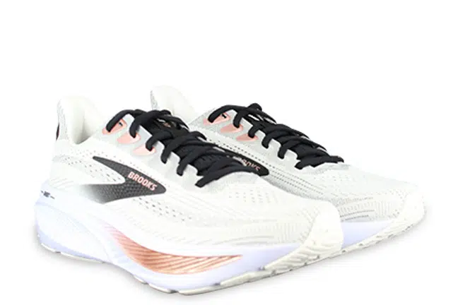 Women’s Brooks Ghost 17 White Athletic Running Shoes