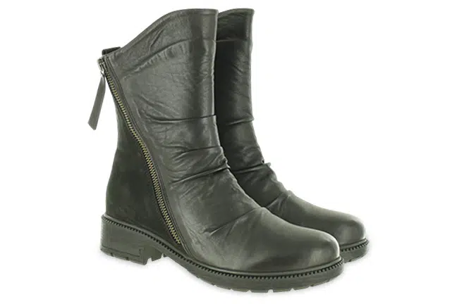 Women’s Biza Hattie Black Leather Stylish Boots