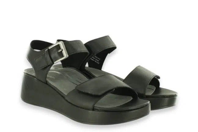 Aetrex Ariel MW110 Black Sandals Pair