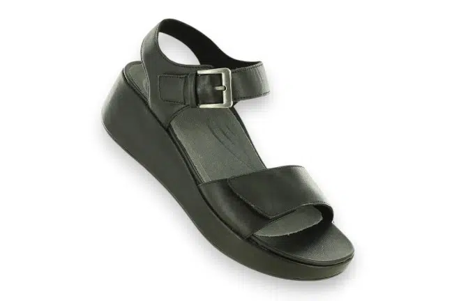 Aetrex Ariel MW110 Black Sandals Single