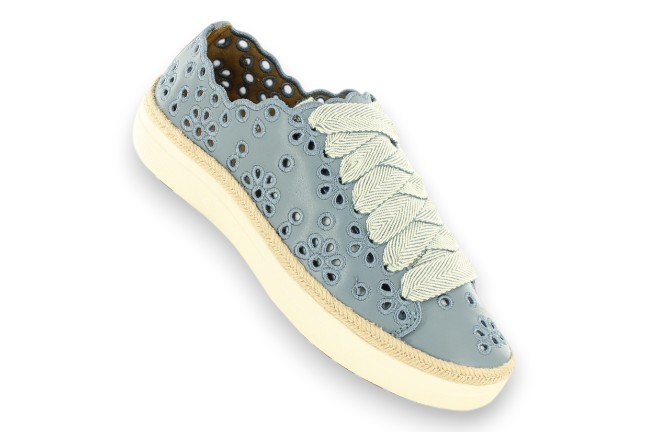 Aetrex Charlotte CA718 Blue Sneaker Shoes Single
