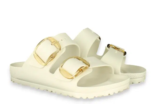 Birkenstock Arizona Big Buckle 1029651 Beige Sandals Pair