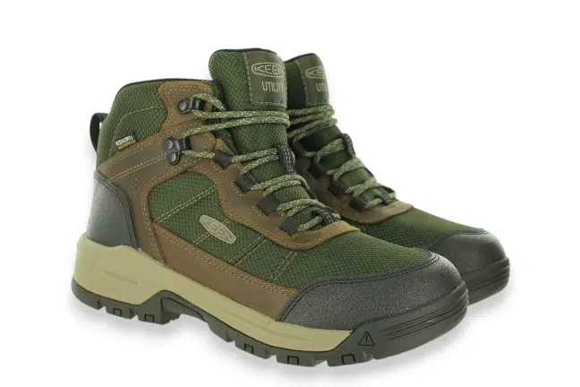 Men’s Keen Utility Stokie 1031292 Brown Leather Soft Toe Work Boots