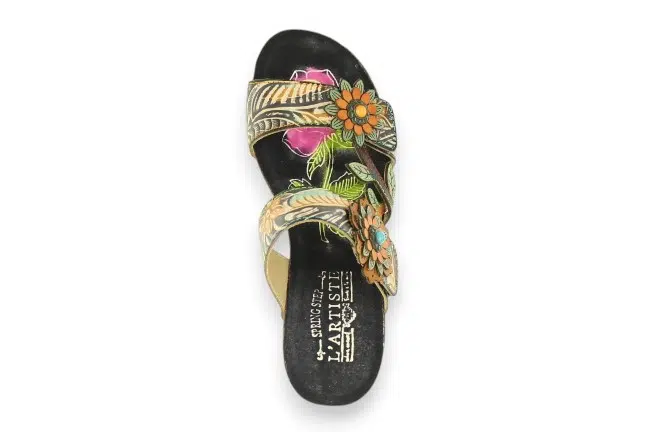 L'Artiste Moai MOAI-NVY Navy Sandals Top
