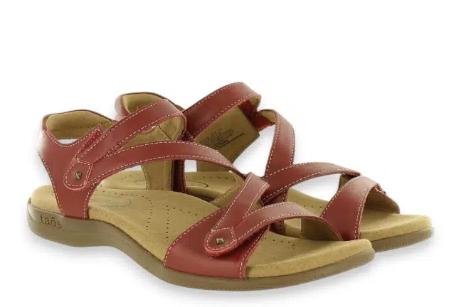 Taos Big Time BGT-14132RED Red Sandals Pair