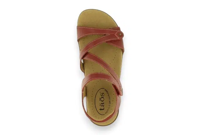 Taos Big Time BGT-14132RED Red Sandals Top