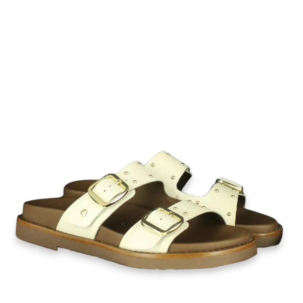 Women’s Pikolinos Aitana White Leather Sandals