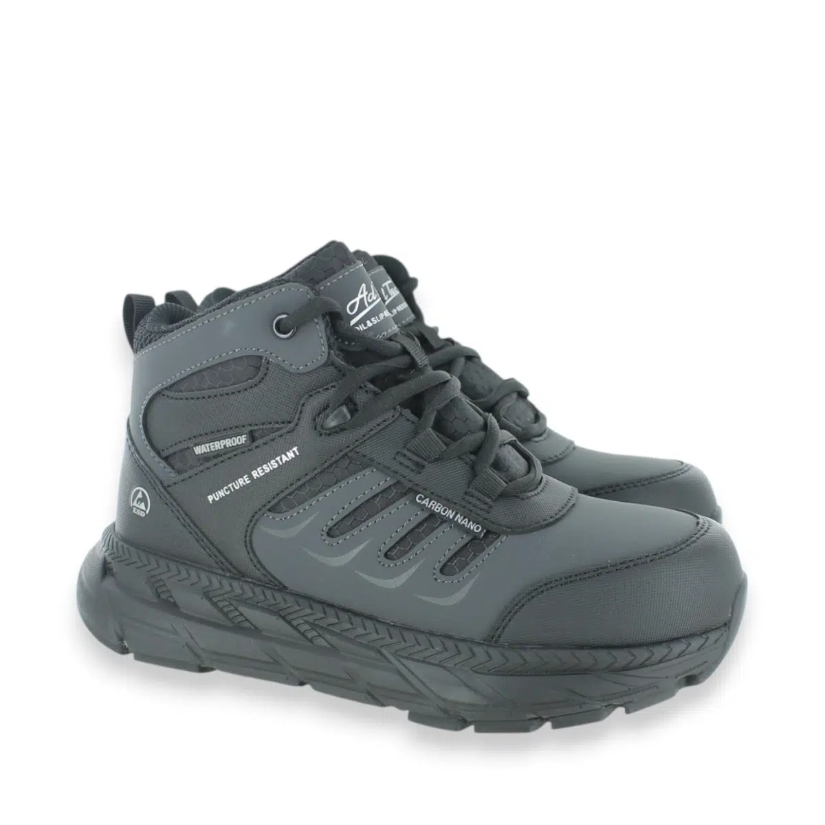 Adtec Ultralight ESD 9261PR Black Work Boots Pair