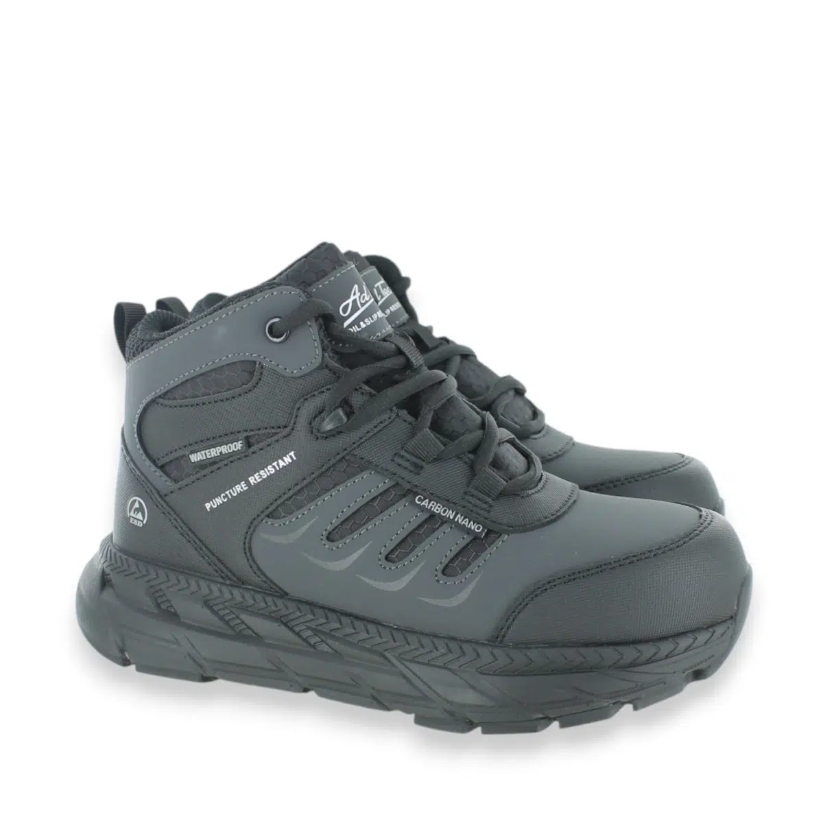 Adtec Ultralight ESD 8261PR Black Work Boots Pair