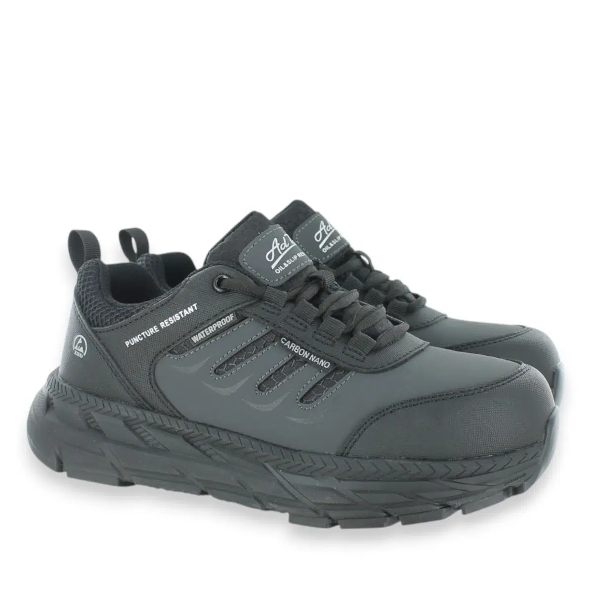 Adtec Ultralight ESD 8265PR Black Work Boots Pair