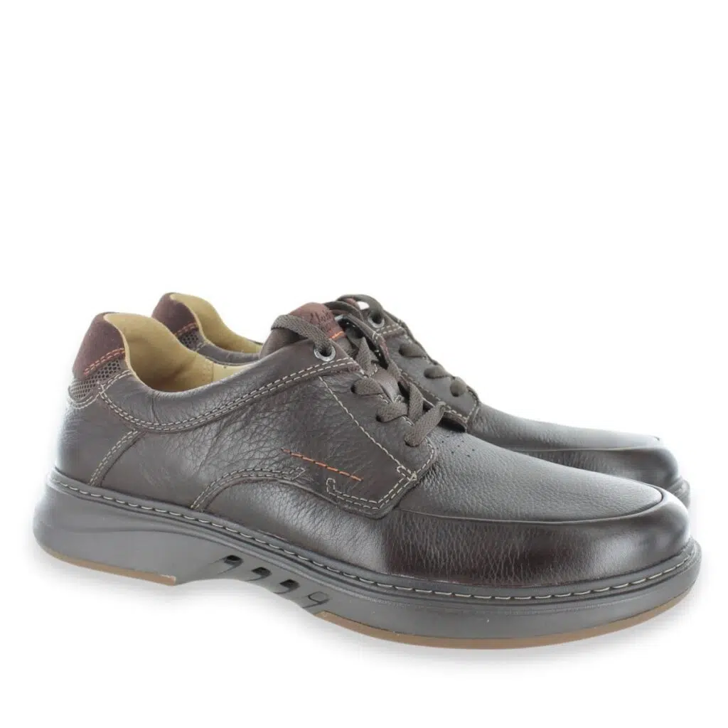 Men’s Clarks Un Briley Lace Mahogany Leather Lace-up Shoes