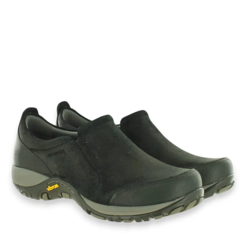 Women’s Dansko Pippy Black Regular Suede Slip-On Sneakers