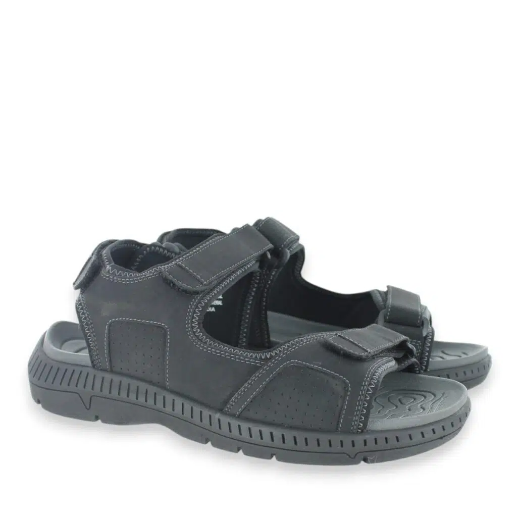 Men’s Nunn Bush Laguna Black Wide River Sandals