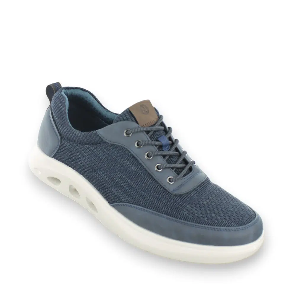 Nunn Bush Ponte Knit 85116-492 Navy Sneakers Single
