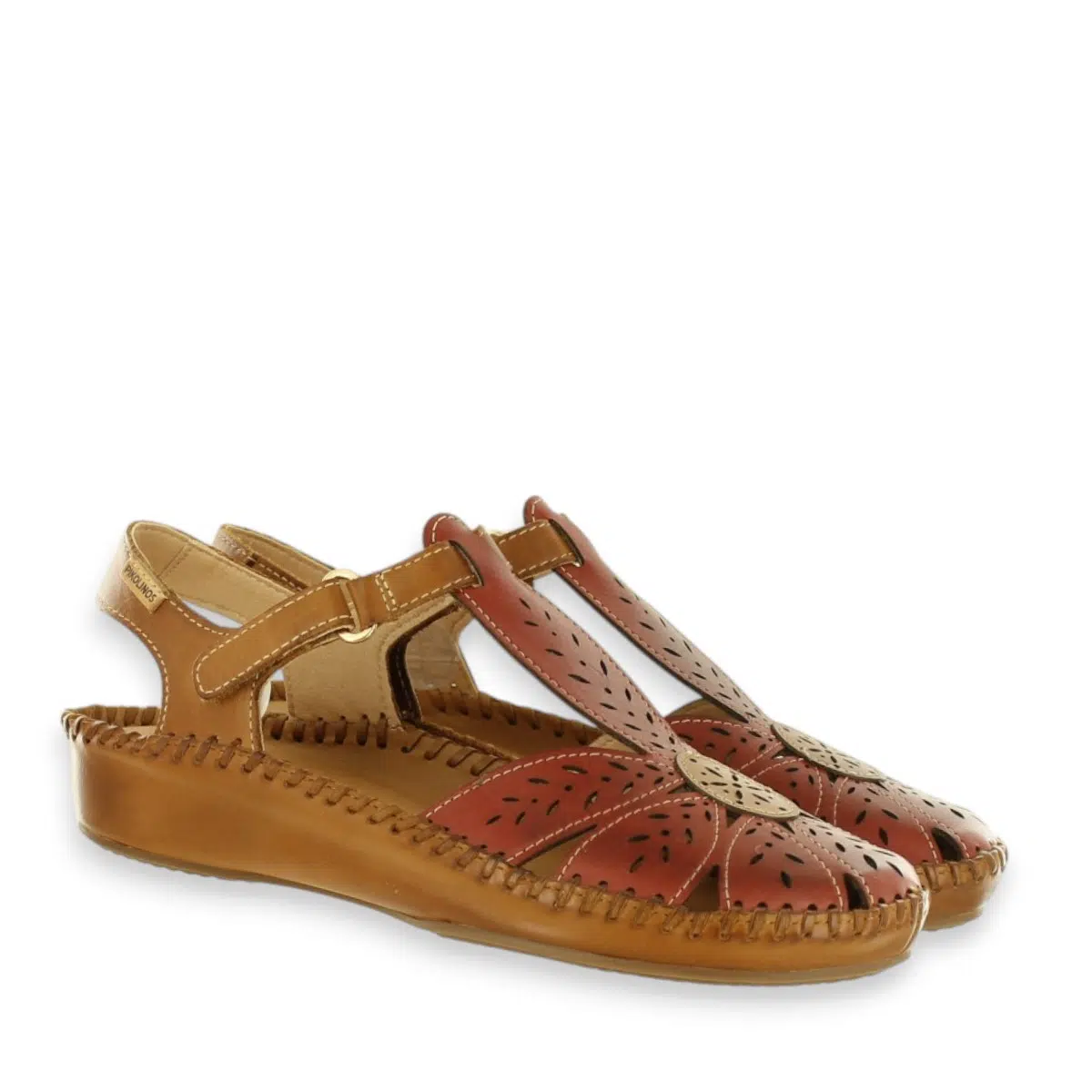 Pikolinos P. Vallarta 665-0841C1SAN Red Sandals Pair