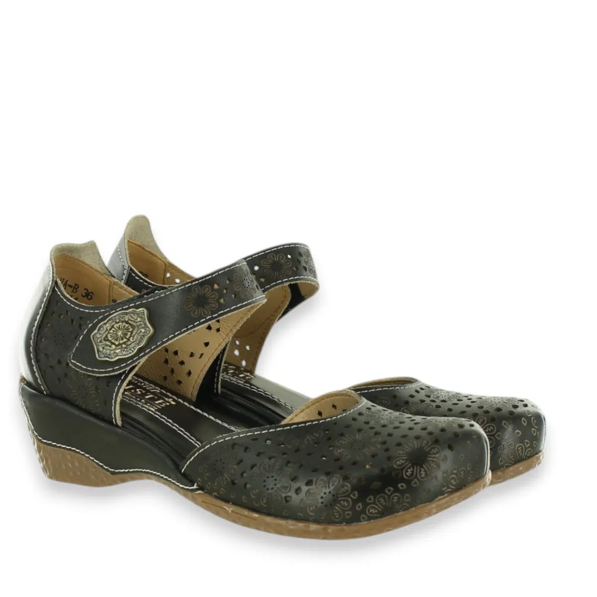 Spring Step Americana AMERICANA_Blk Black Shoes Pair