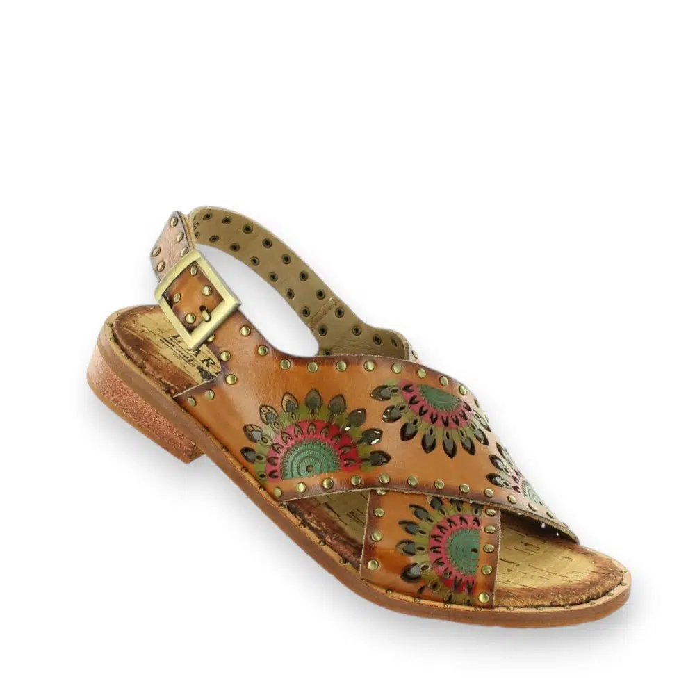 Spring Step Crossroads CROSSROADS-BRN Brown Sandals Single
