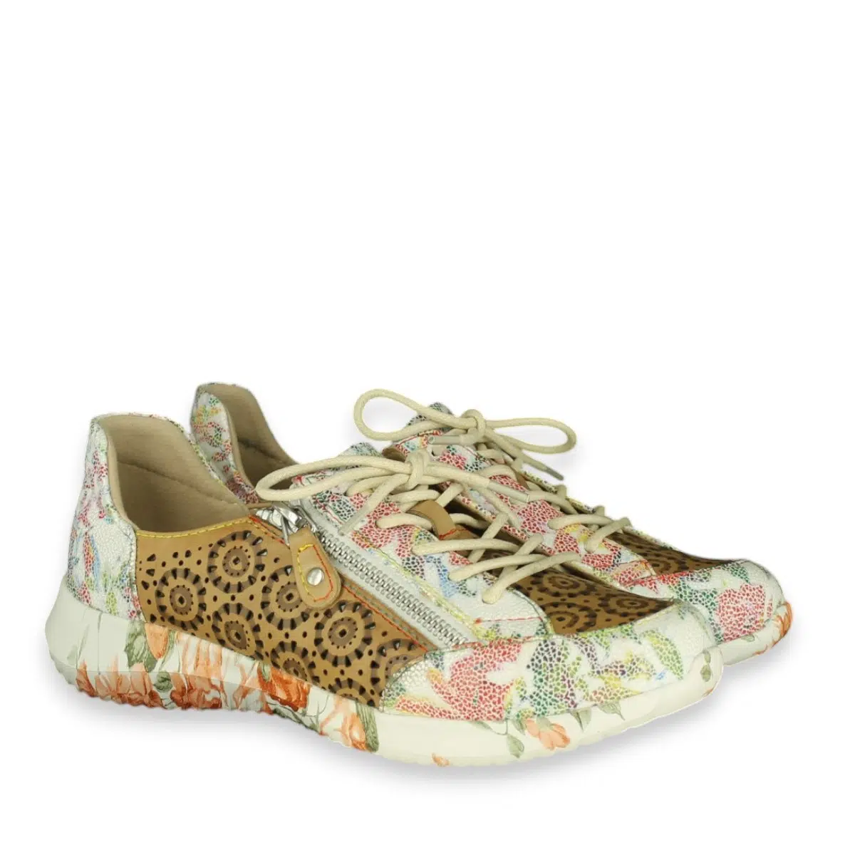 Spring Step Jazzie JAZZIE-BGEM Beige Sneakers Pair