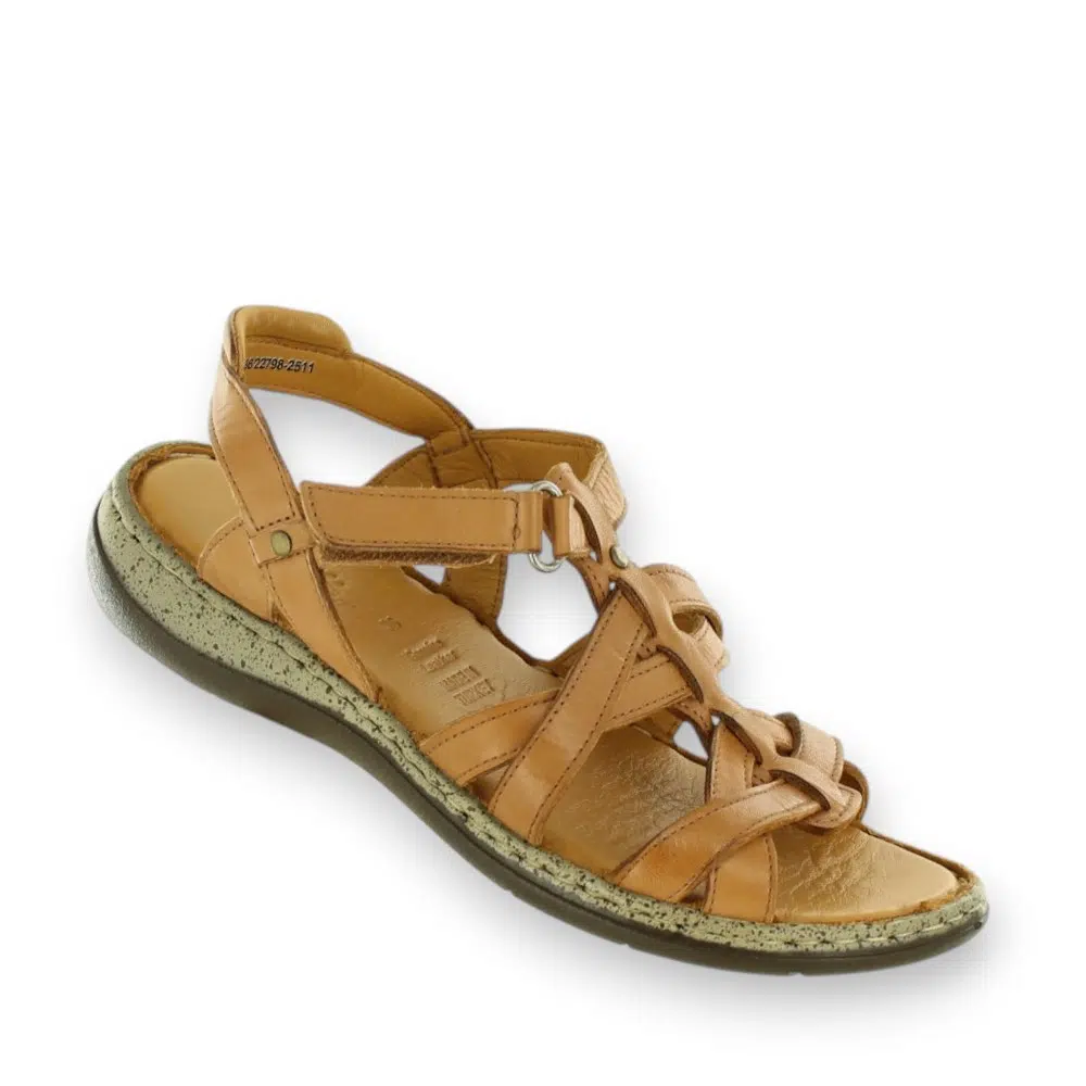 Spring Step Nyxelle NEVELLE-CAM Camel Sandals Single