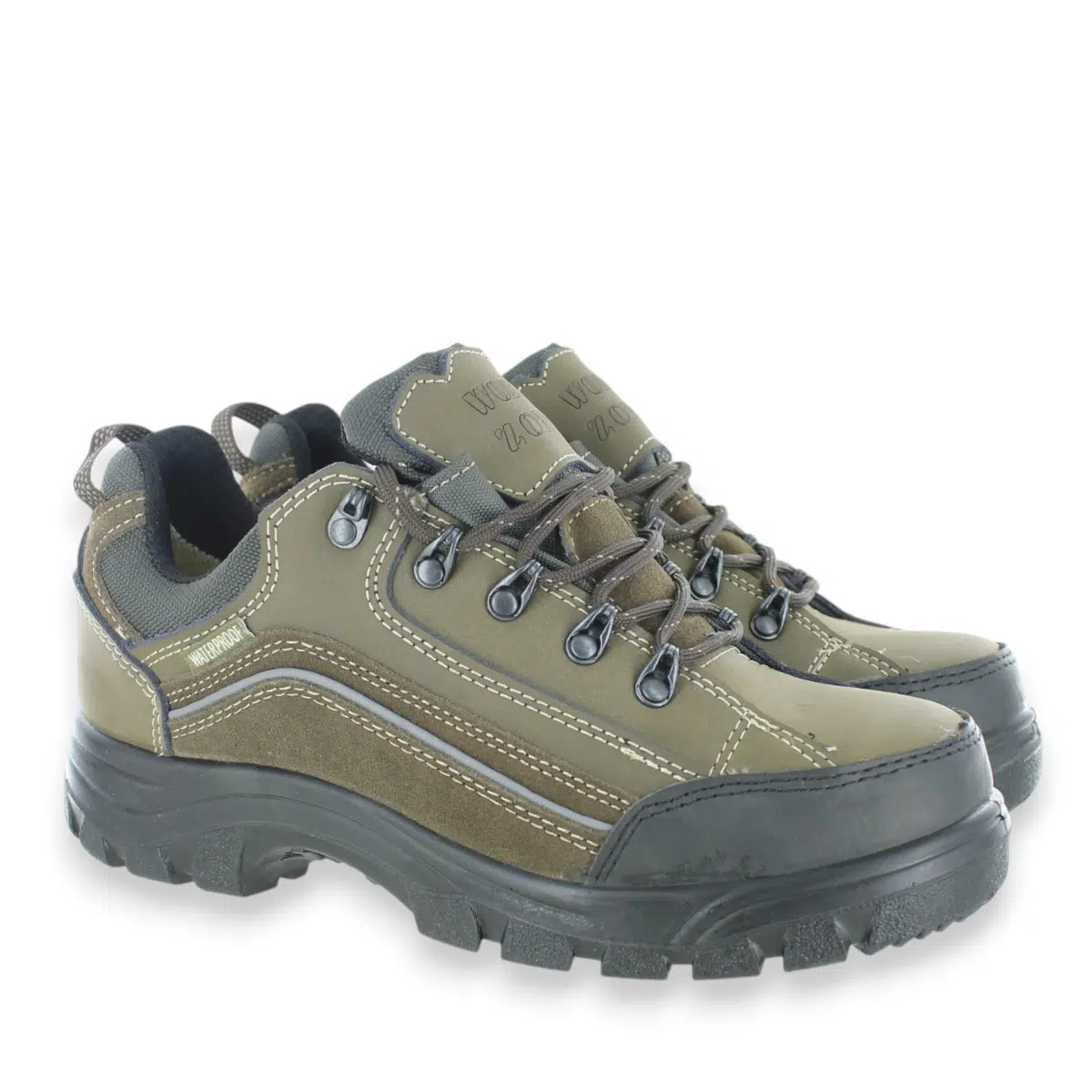 Work Zone 440 C440-OLV Olive Work Shoes Pair