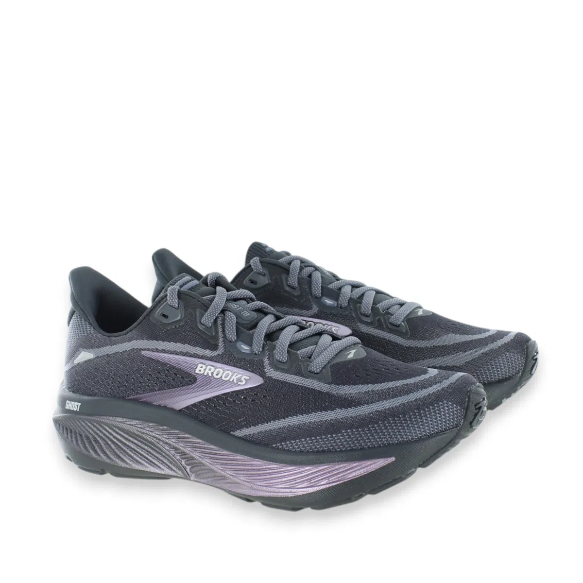 Brooks Ghost 18 120482-058 Black Running Shoes Pair
