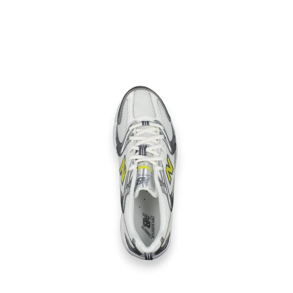 New Balance 530 U530153 Silver Athletic Shoes Top
