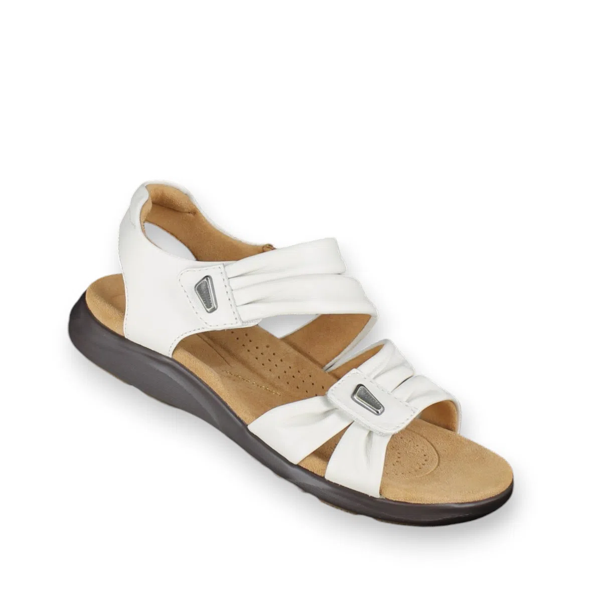 Clarks Kitly Ave 26177306 White Sandals Single