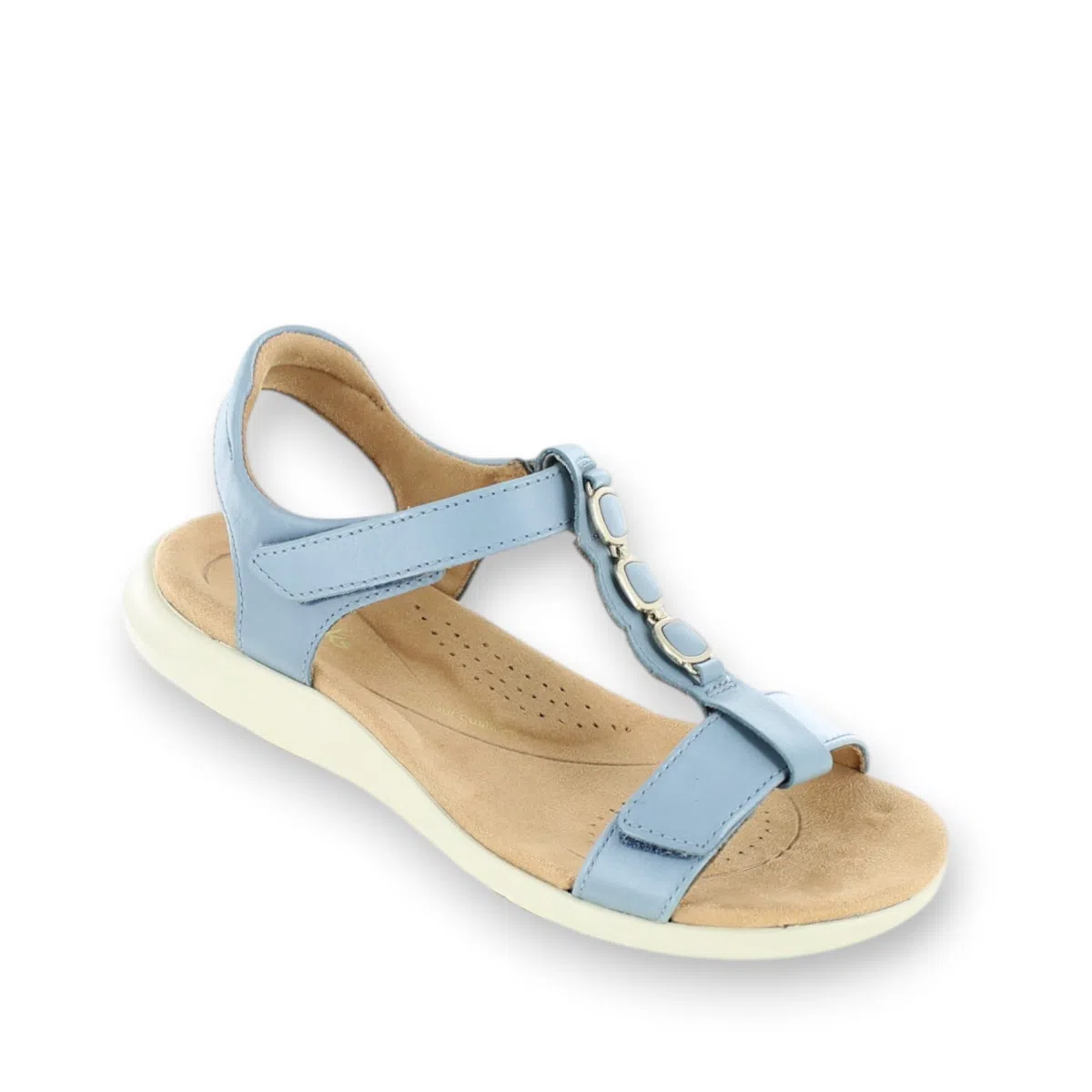 Clarks Kitly Gem 26185962 Denim Sandals Single