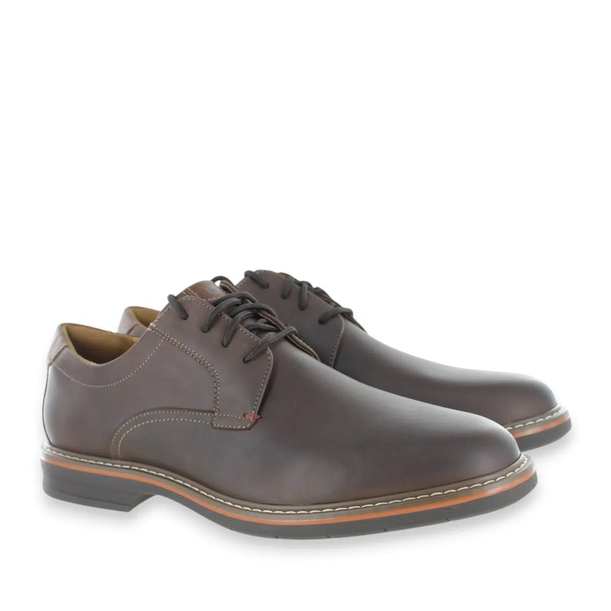 Florsheim Norwalk 13369-215 Brown Oxfords Pair