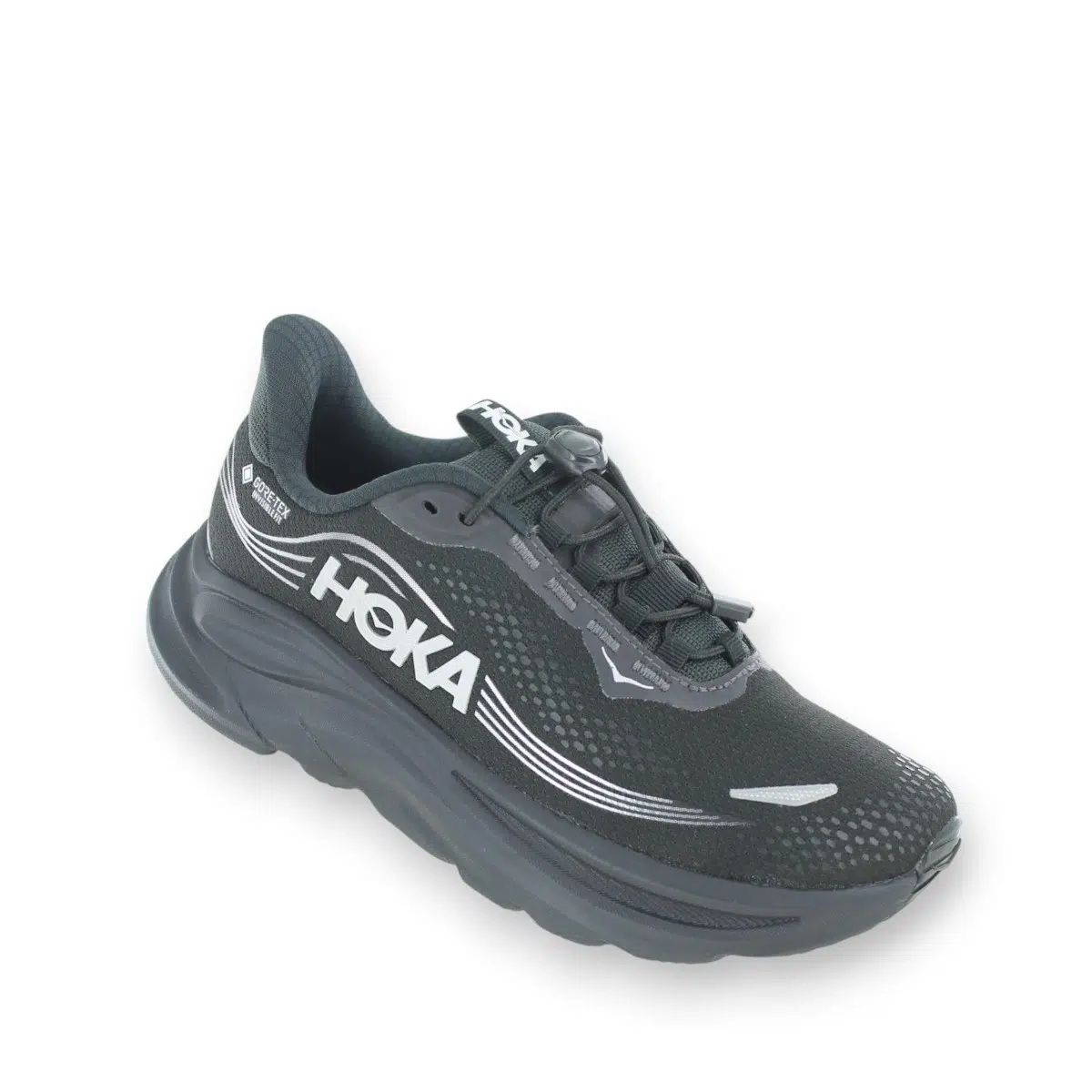 Hoka Clifton 11 GTX 1177542-BBLC Black Athletic Shoes Single