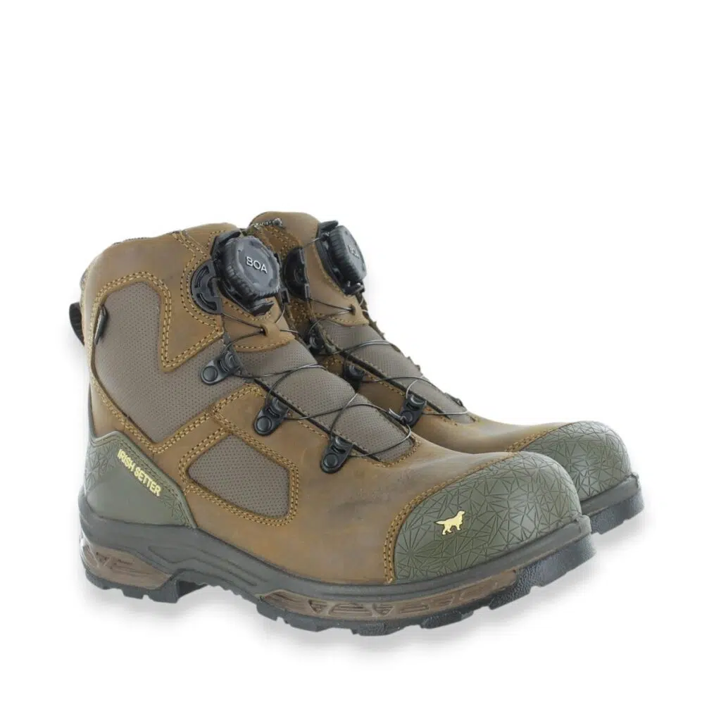 Irish Setter Kasota 83658 Dark Brown Work Boots Pair