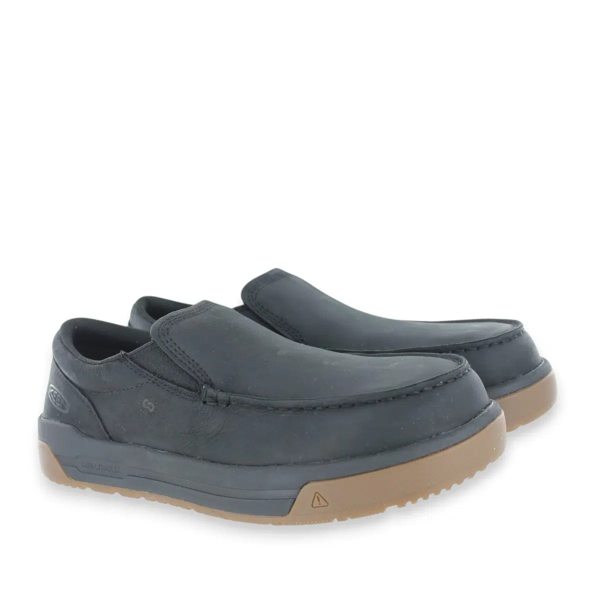 Keen Utility Gibson Slip-On 1033072 Black Work Shoes Pair