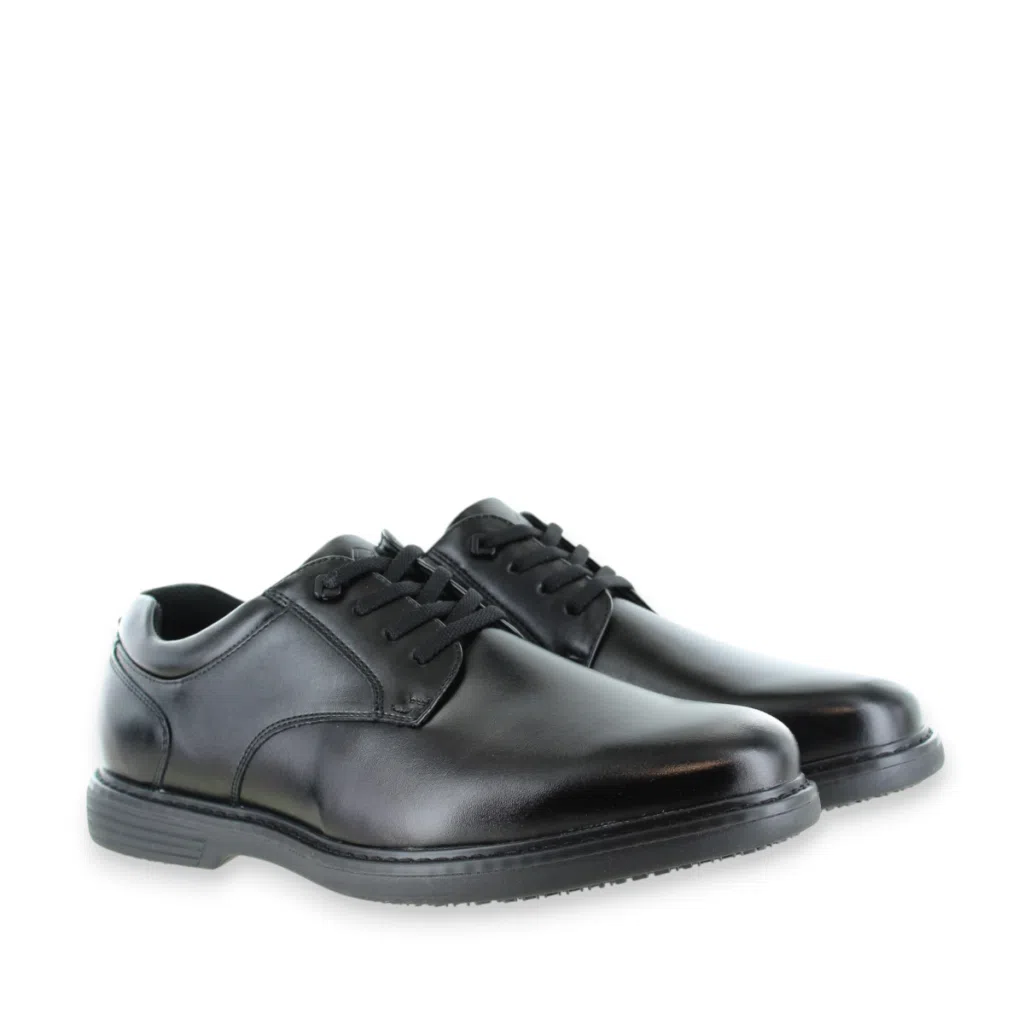 Nunn Bush Wade Work 84913 Black Work Shoes Pair