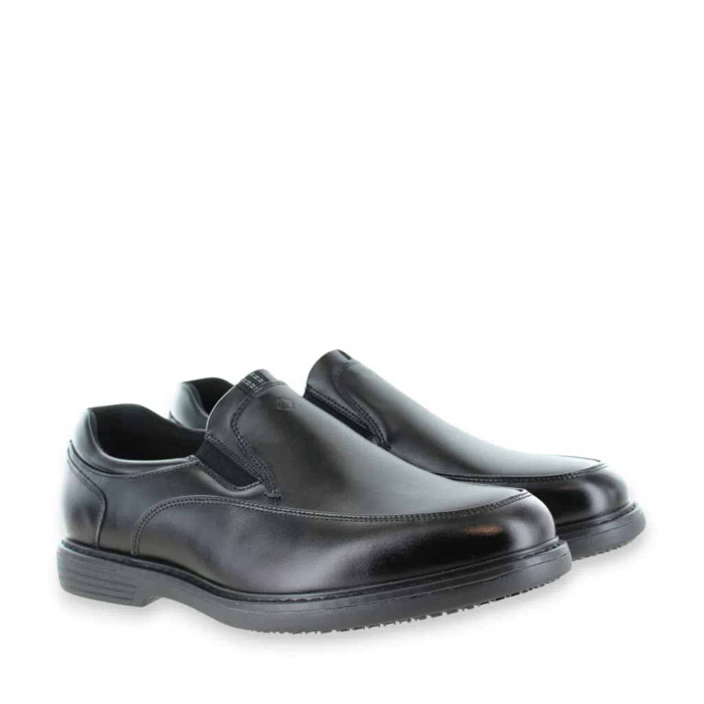 Nunn Bush Wade Work 84915 Black Work Shoes Pair