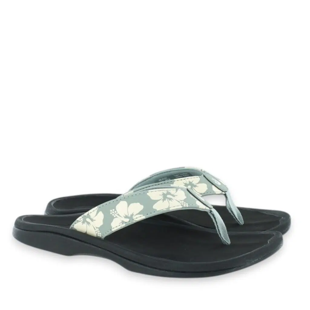 Olukai Ohana 20110-SPZA Green Flips Pair