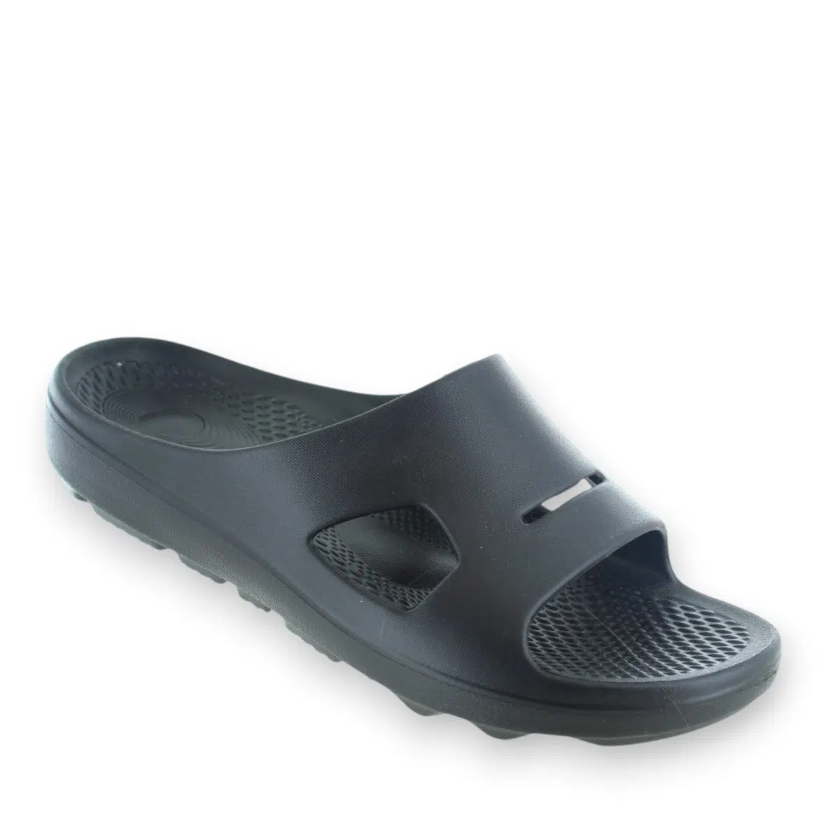 Revitalign Fusion Strive RV2022BLK Black Slide Sandals Single