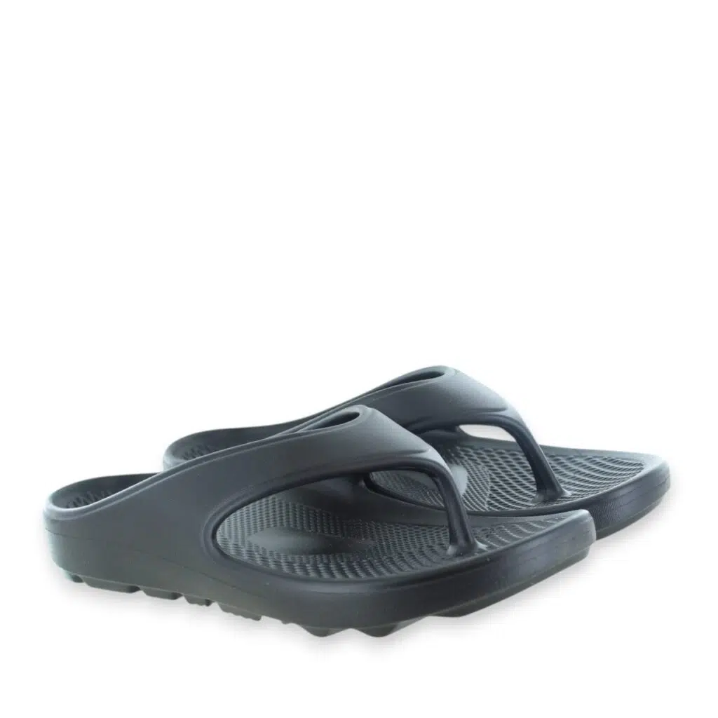 Revitalign Fusion RV2027BLK Black Sandals Pair