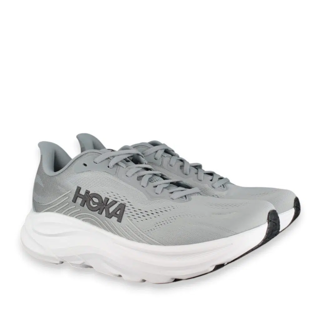 Hoka Clifton 11 1176572-GCTC Grey Athletic Shoes Pair
