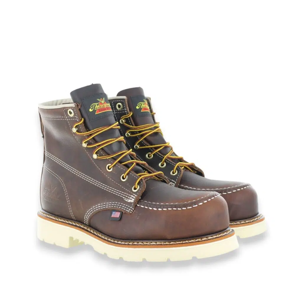 Thorogood American Heritage 804-6110 Walnut Work Boots Pair