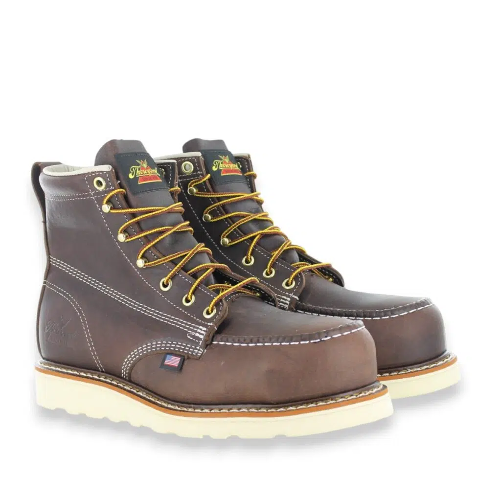 Thorogood American Heritage 804-6120 Walnut Work Boots Pair