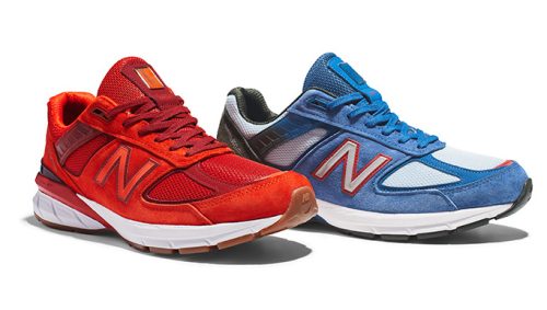 New Balance 990v5 Red and Blue