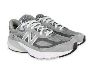 New Balance 990v6 M990GL6 Grey Sneakers Pair